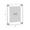 Azar Displays Floating Acrylic Gallery Wall Set of Four Floating Frames, Black, 11 in. x 17 in. Graphic Size, 4PK 105508-BLK-4PK - alternate 2